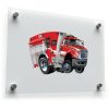 Red Firetruck Sticker