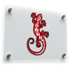 Red Lizard Vinyl Sticker 1