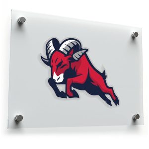 Red Ram Vinyl Sticker