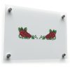 Red Rose Floral Vinyl Decal