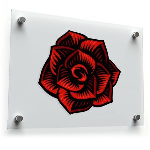 Red Rose Sticker