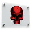 Red Skull Sticker