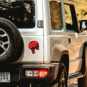 Alternative view of Red Skull Sticker