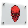 Red Skull Sticker