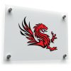 Red Tribal Dragon Sticker 1