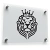 Regal Lion Crown Vinyl Sticker