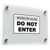 Restricted Access Do Not Enter Sticker 1