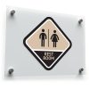 Restroom Symbol Sticker