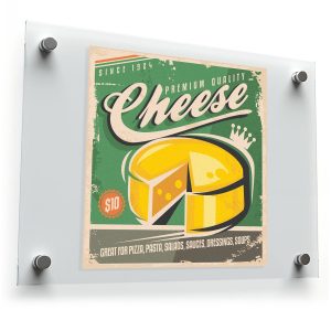 Retro Cheese Vinyl Sticker