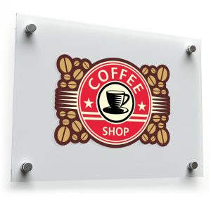 Retro Coffee Shop Sticker