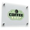 Retro Coffee Shop Sticker 1
