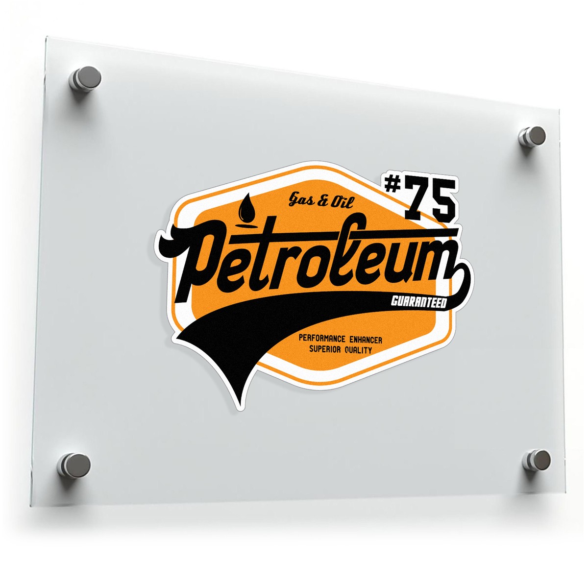 Retro Petroleum #75 Sticker 3 Retro Petroleum #75 Sticker