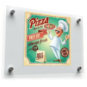 Retro Pizza Chef Sticker