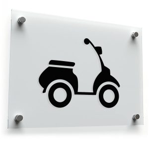 Retro Scooter Decal