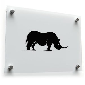 Rhino Silhouette Sticker