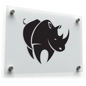 Rhino Silhouette Sticker