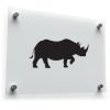 Rhino Silhouette Vinyl Sticker