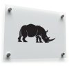Rhinoceros Silhouette Sticker 1