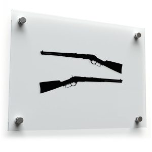 Rifle Silhouette Stickers