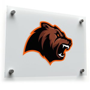 Roaring Bear Head Sticker