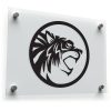 Roaring Lion Circle Sticker 1