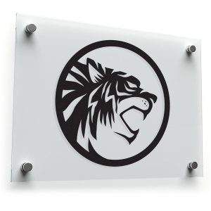 Roaring Lion Circle Sticker