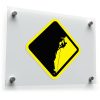 Rock Climbing Warning Sticker