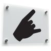 Rock Hand Gesture Sticker 1