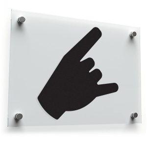 Rock Hand Gesture Sticker
