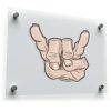 Rock-On Hand Gesture Sticker 1