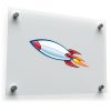 Rocket Ship Sticker