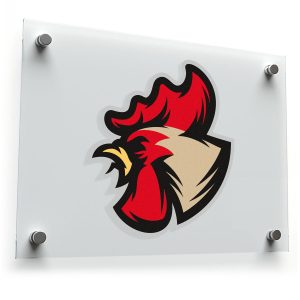 Rooster Head Sticker
