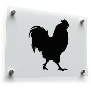 Rooster Silhouette Sticker