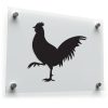 Rooster Silhouette Vinyl Sticker