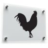 Rooster Silhouette Vinyl Sticker