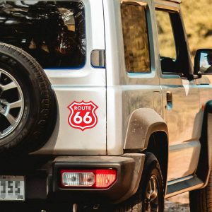 Alternative view of Route 66 Sign Sticker