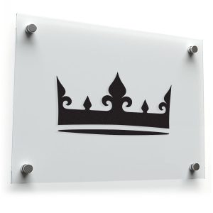 Royal Crown Design Sticker