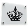 Royal Crown Silhouette Sticker