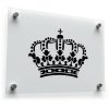 Royal Crown Silhouette Sticker