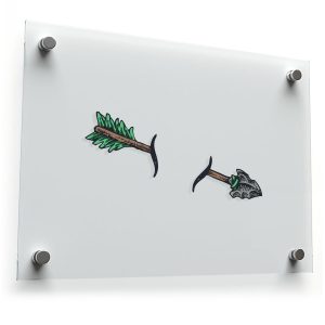 Rustic Arrowhead Sticker Set