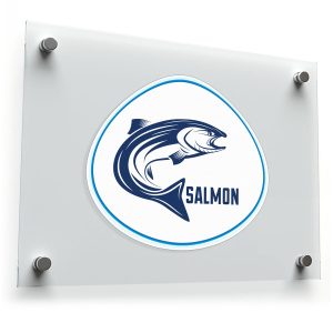 Salmon Fish Sticker