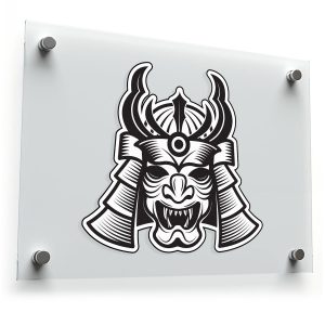Samurai Mask Sticker