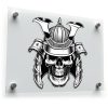 Samurai Skull Helmet Sticker 1