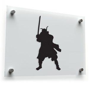 Samurai Warrior Silhouette Vinyl Decal