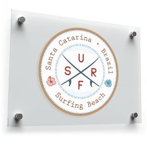 Santa Catarina Surfing Vinyl Sticker