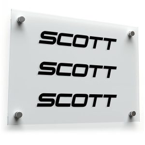 Scott Logo Decal Set