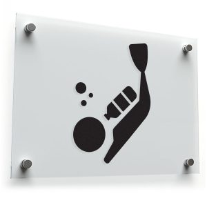 Scuba Diver Silhouette Decal