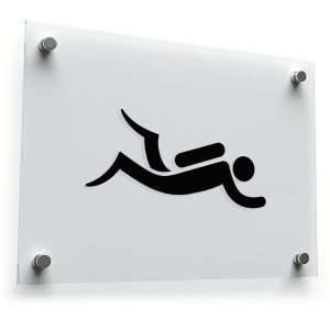 Scuba Diver Silhouette Sticker