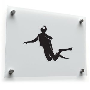 Scuba Diver Silhouette Vinyl Decal