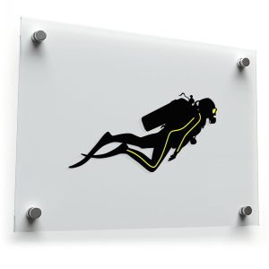 Scuba Diver Sticker